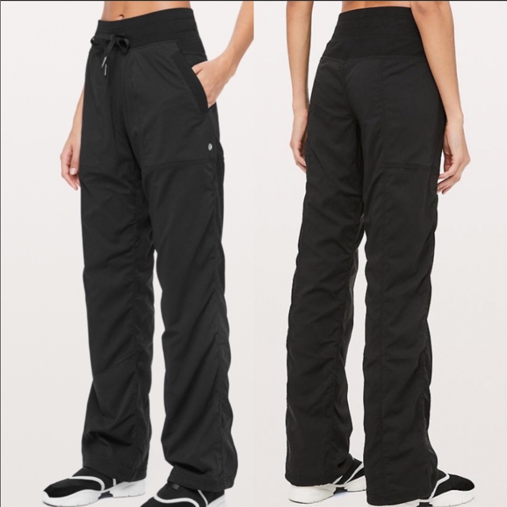 Lululemon HR Dark Grey U/L Dance Studio III Pants 6